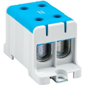 Клемма силовая вводная двойная EKF PROXIMA КСВ 16-95 синяя