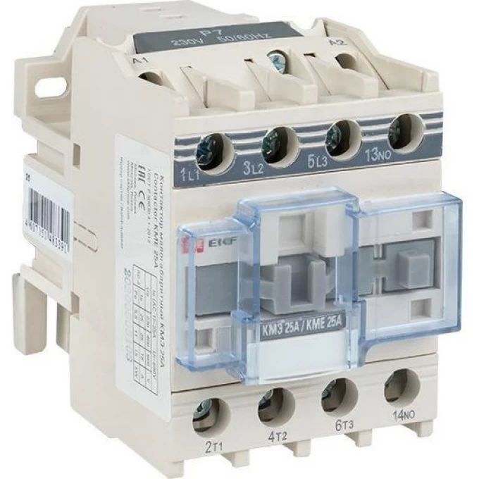 Контактор EKF КМЭ 25А кат. 380В AC 1НЗ ctr-s-25-380-nc Контактор EKF КМЭ 25А кат. 380В AC 1НЗ ctr-s-25-380-nc