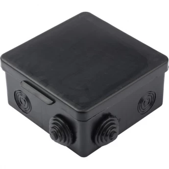Коробка распаячная EKF PROXIMA КМР-030-014 с крышкой (100х100х50), 8 мембранных вводов чёрная IP54