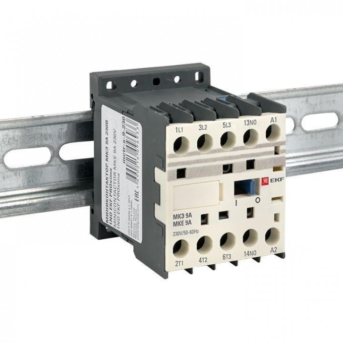 Миниконтактор EKF МКЭ, 9А, 230В, 1NO, PROxima Mctr-s-9-230 Миниконтактор EKF МКЭ, 9А, 230В, 1NO, PROxima Mctr-s-9-230