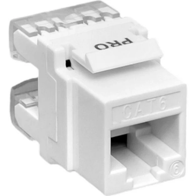 Модуль Keystone кат.6 RJ-45 неэкранированный 110 IDC 180град. бел. TeraLINK PRO EKF TRP-KSTN-180D-6UTP-WH Модуль Keystone кат.6 RJ-45 неэкранированный 110 IDC 180град. бел. TeraLINK PRO EKF TRP-KSTN-180D-6UTP-WH