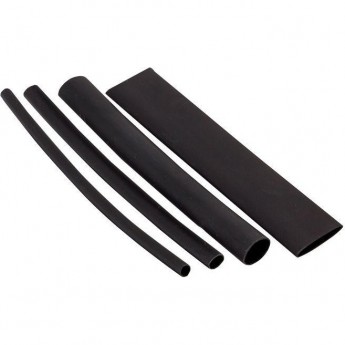 Набор трубок термоусадочных EKF PROXIMA ТУТк клеевые нг черн. (3/1; 4.8/1.6; 6/2; 9/3; 12/4) по 100мм