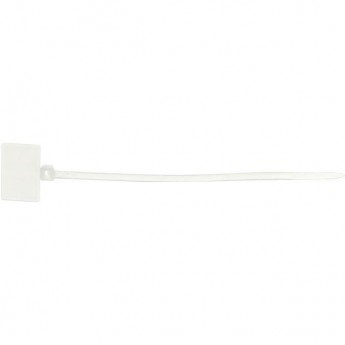 Нейлоновый хомут с маркировочной площадкой EKF 2,5х110 100 шт. PROxima Нейлоновый хомут с маркировочной площадкой EKF 2,5х110 100 шт. PROxima