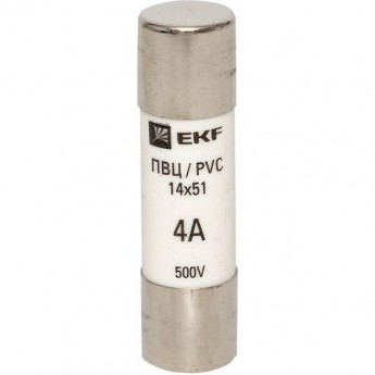 Плавкая цилиндрическая вставка EKF ПВЦ 14х51 4А 10 шт PROxima