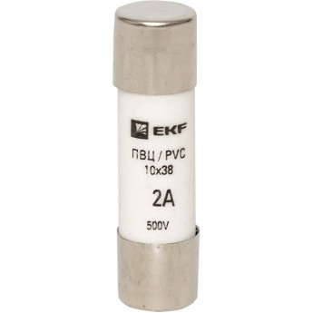Плавкая вставка цилиндрическая EKF PROXIMA ПВЦ (10х38) 2А