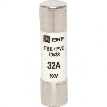 Плавкая вставка цилиндрическая EKF PROXIMA ПВЦ (10х38) 32А