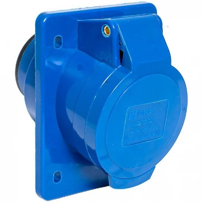 Розетка скрытой установки EKF 32А 220В 2P+E IP44 (423) ps-423-32-220 Розетка скрытой установки EKF 32А 220В 2P+E IP44 (423) ps-423-32-220