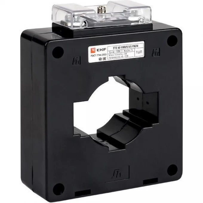 Трансформатор тока EKF ТТЕ 60 1000/5А кл. точн. 0.5S 5В.А tc-60-1000-0.5Stte-60-1000-0.5S Трансформатор тока EKF ТТЕ 60 1000/5А кл. точн. 0.5S 5В.А tc-60-1000-0.5Stte-60-1000-0.5S