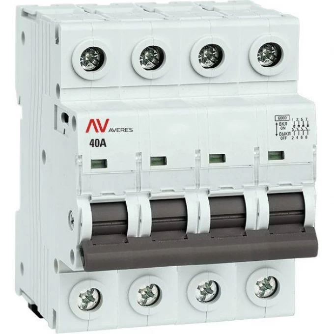 Выключатель нагрузки EKF AVERES 4п 40A AVN avn-4-40-av Выключатель нагрузки EKF AVERES 4п 40A AVN avn-4-40-av